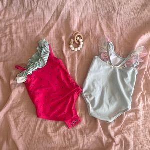 First Impressions/Carters baby swimsuits BUNDLE 🍉 🧜‍♀️